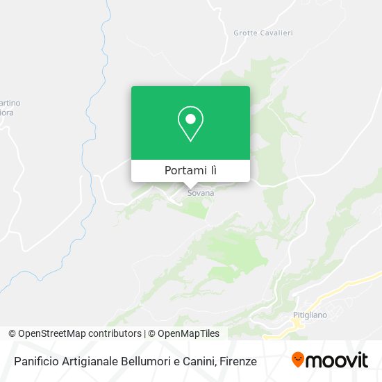 Mappa Panificio Artigianale Bellumori e Canini
