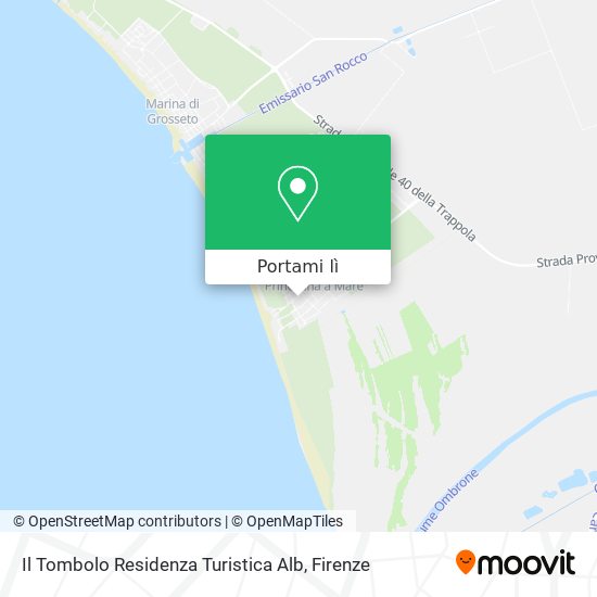 Mappa Il Tombolo Residenza Turistica Alb
