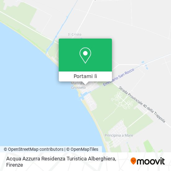 Mappa Acqua Azzurra Residenza Turistica Alberghiera