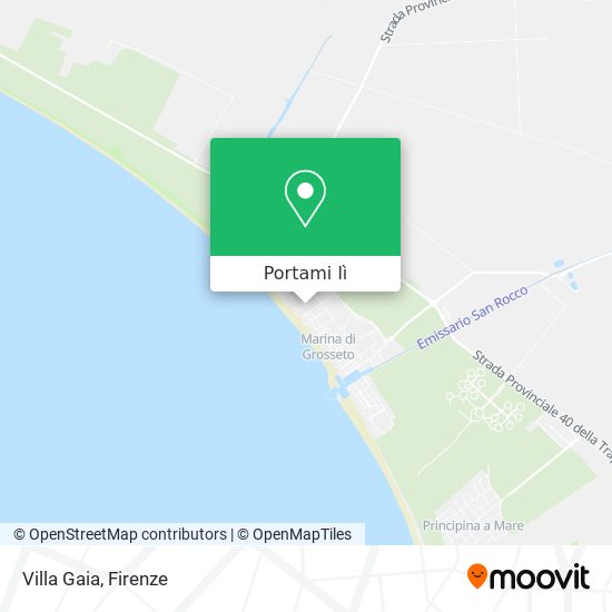 Mappa Villa Gaia