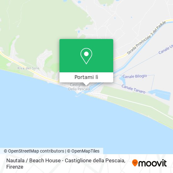 Mappa Nautala / Beach House - Castiglione della Pescaia