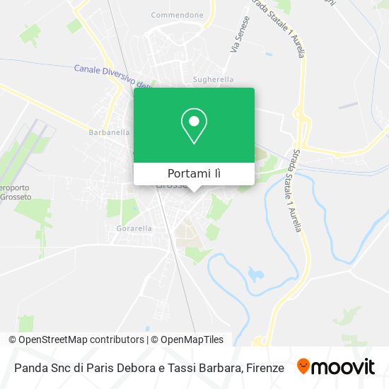 Mappa Panda Snc di Paris Debora e Tassi Barbara