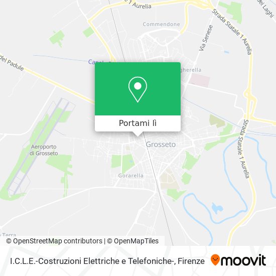 Mappa I.C.L.E.-Costruzioni Elettriche e Telefoniche-
