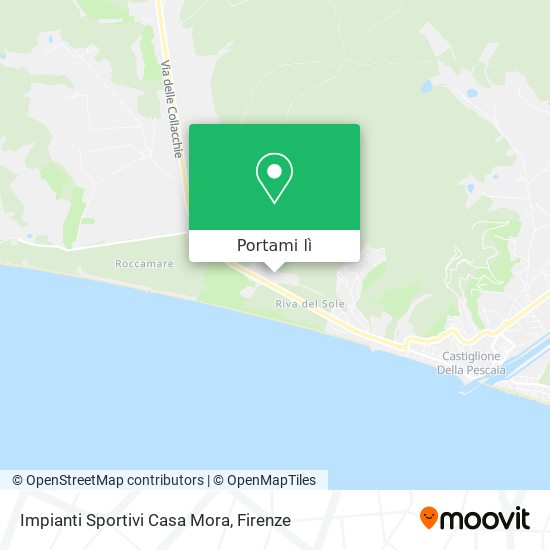 Mappa Impianti Sportivi Casa Mora