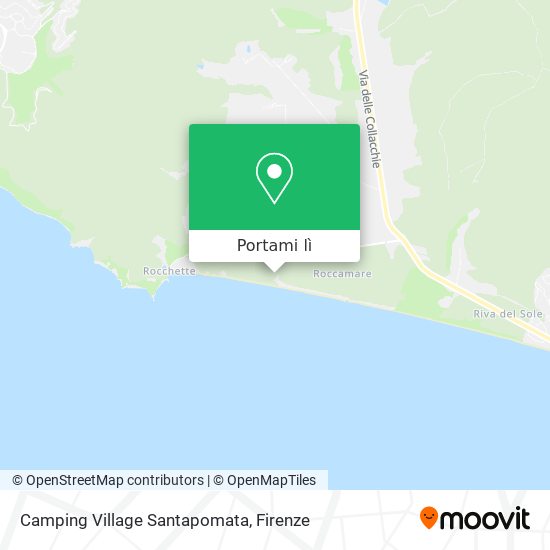 Mappa Camping Village Santapomata