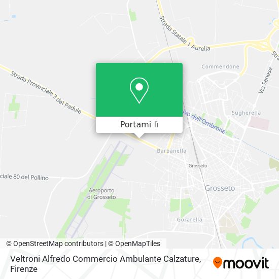 Mappa Veltroni Alfredo Commercio Ambulante Calzature