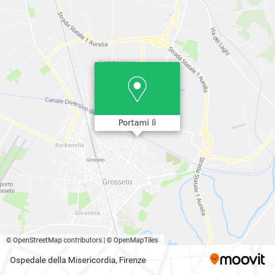 Mappa Ospedale della Misericordia