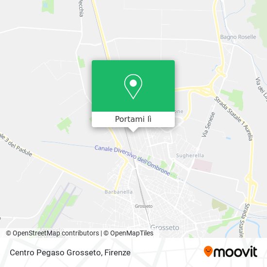 Mappa Centro Pegaso Grosseto