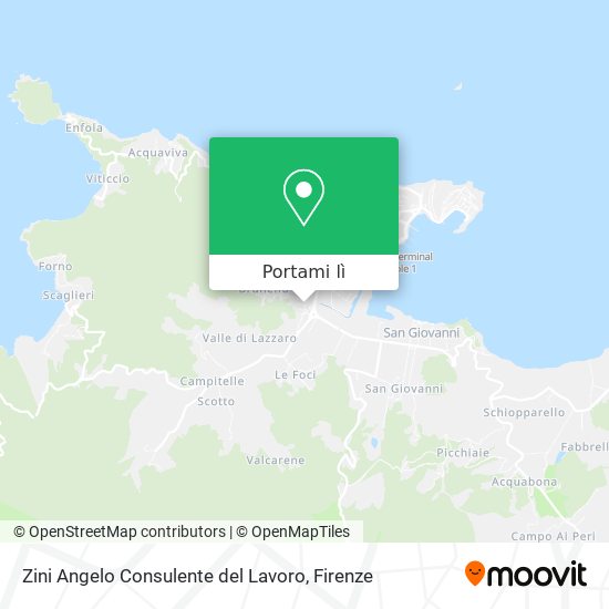 Mappa Zini Angelo Consulente del Lavoro
