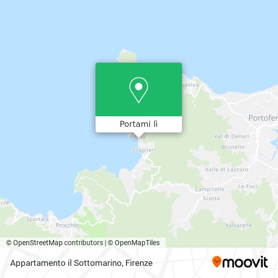 Mappa Appartamento il Sottomarino