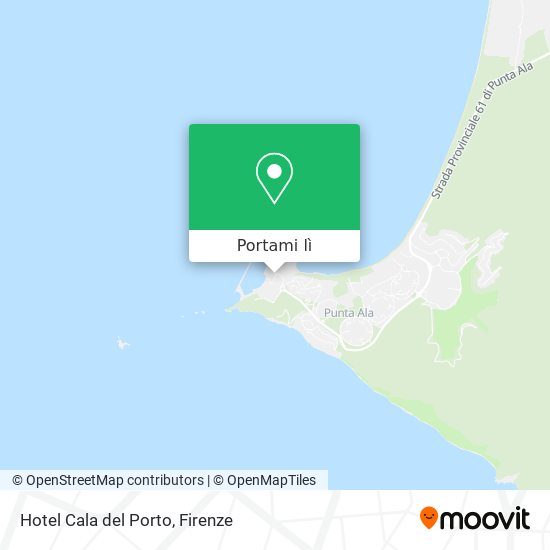 Mappa Hotel Cala del Porto