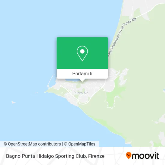 Mappa Bagno Punta Hidalgo Sporting Club