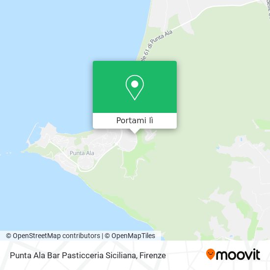 Mappa Punta Ala Bar Pasticceria Siciliana