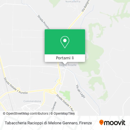 Mappa Tabaccheria Racioppi di Melone Gennaro