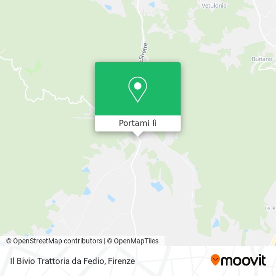 Mappa Il Bivio Trattoria da Fedio