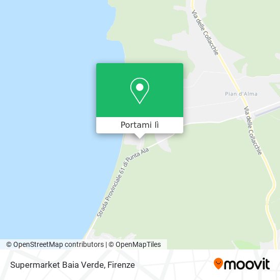 Mappa Supermarket Baia Verde