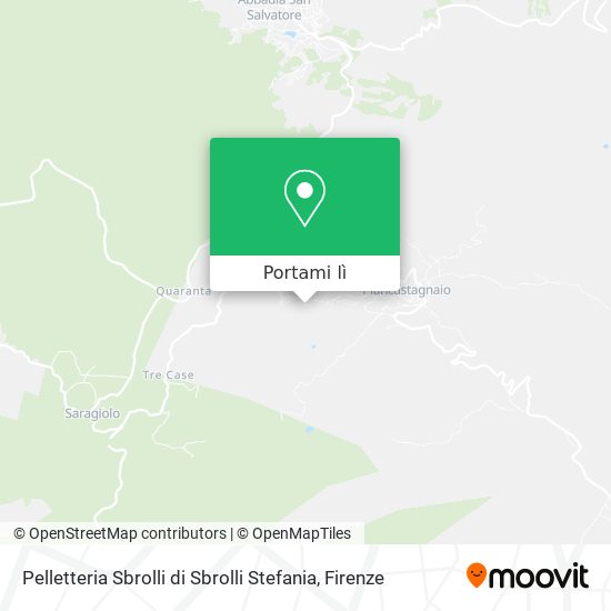 Mappa Pelletteria Sbrolli di Sbrolli Stefania