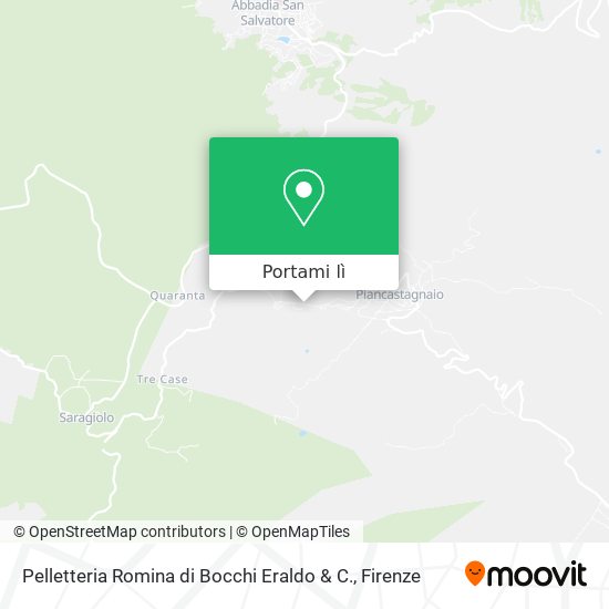 Mappa Pelletteria Romina di Bocchi Eraldo & C.