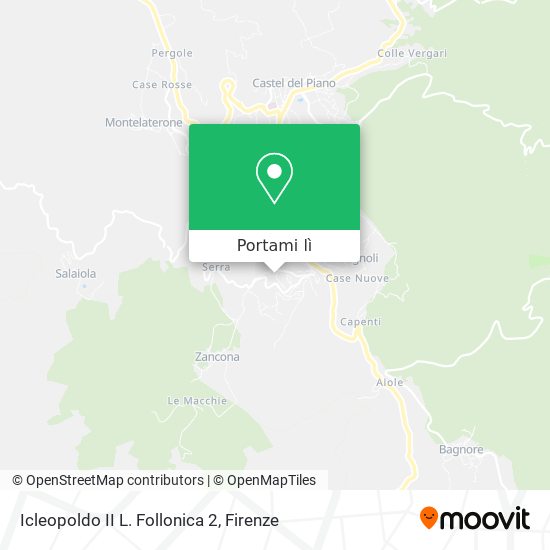 Mappa Icleopoldo II L. Follonica 2