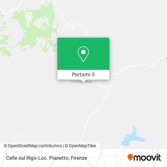 Mappa Celle sul Rigo-Loc. Pianetto