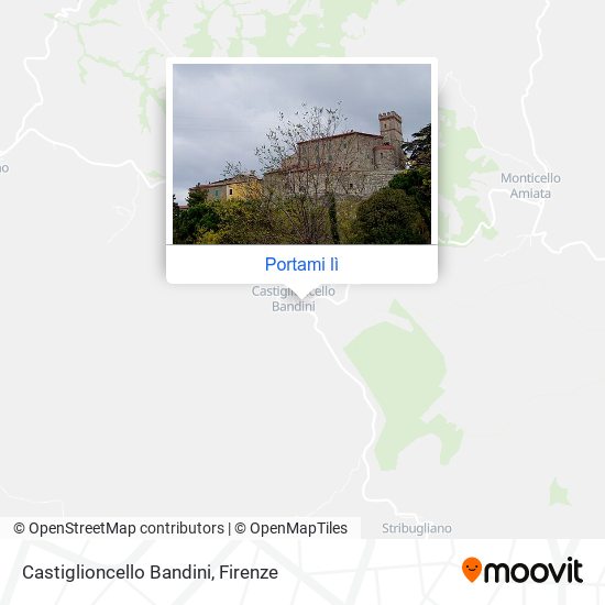 Mappa Castiglioncello Bandini