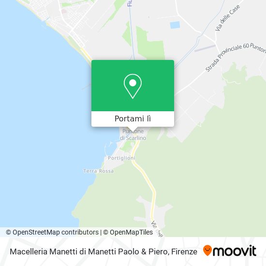 Mappa Macelleria Manetti di Manetti Paolo & Piero