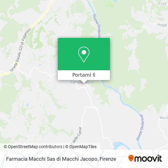 Mappa Farmacia Macchi Sas di Macchi Jacopo