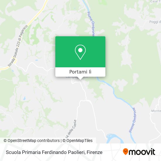 Mappa Scuola Primaria Ferdinando Paolieri