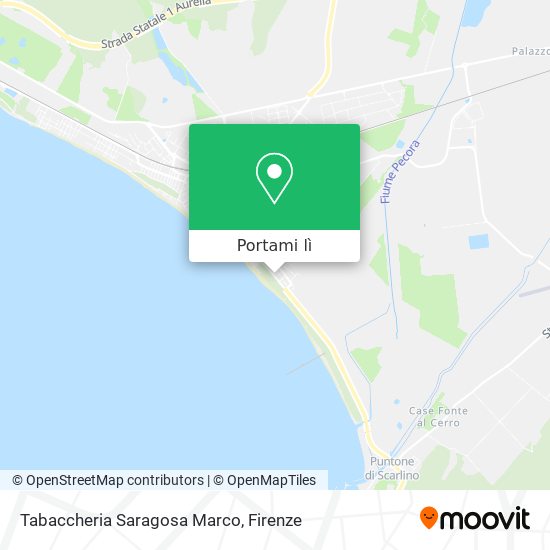 Mappa Tabaccheria Saragosa Marco