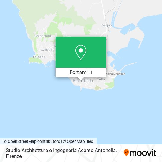 Mappa Studio Architettura e Ingegneria Acanto Antonella
