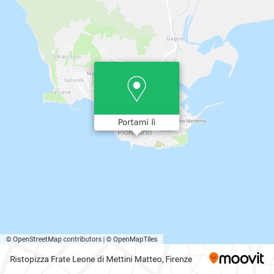Mappa Ristopizza Frate Leone di Mettini Matteo