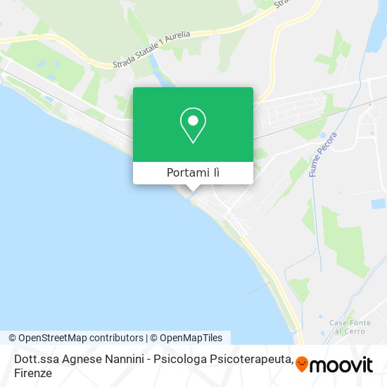 Mappa Dott.ssa Agnese Nannini - Psicologa Psicoterapeuta