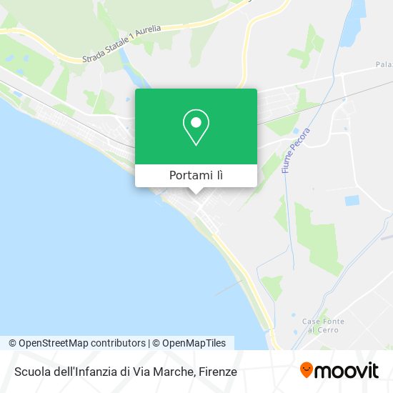 Mappa Scuola dell'Infanzia di Via Marche