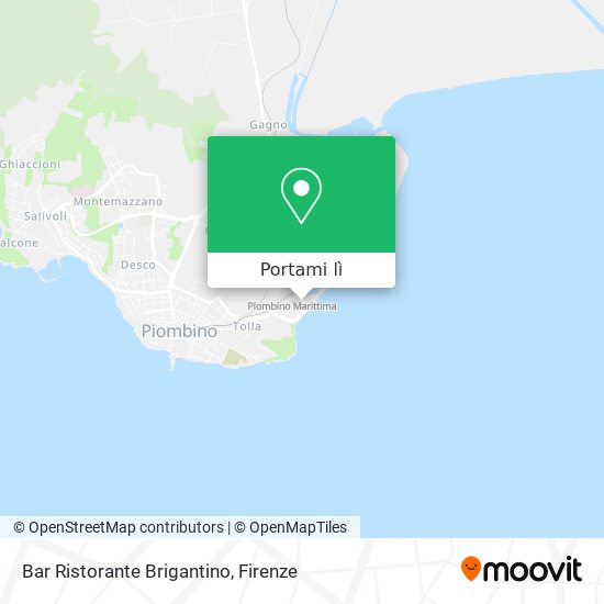 Mappa Bar Ristorante Brigantino