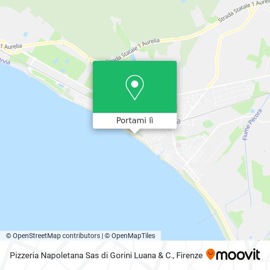 Mappa Pizzeria Napoletana Sas di Gorini Luana & C.