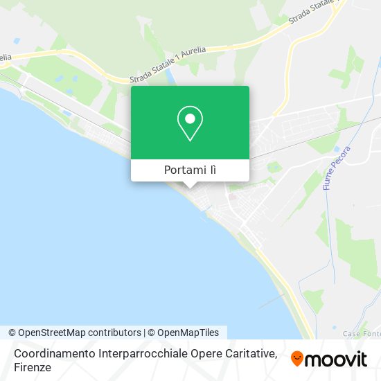 Mappa Coordinamento Interparrocchiale Opere Caritative