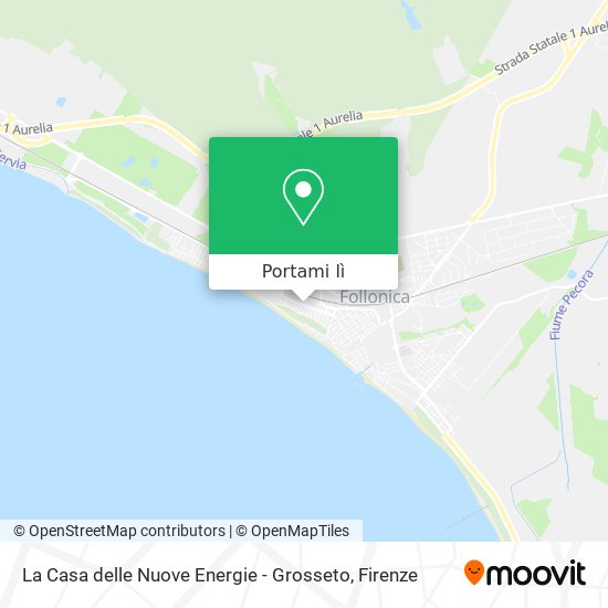 Mappa La Casa delle Nuove Energie - Grosseto