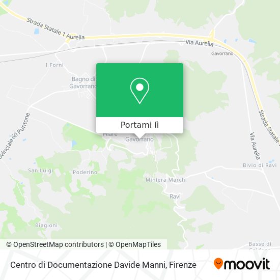Mappa Centro di Documentazione Davide Manni