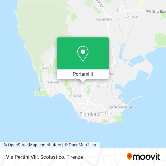 Mappa Via Pertini Vill. Scolastico