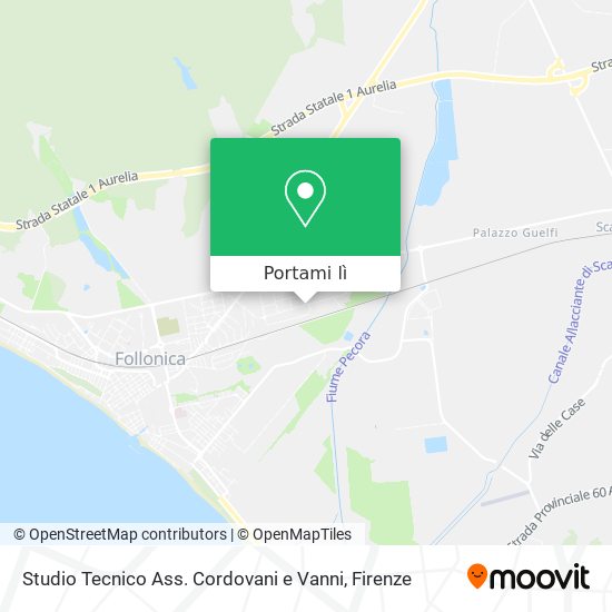 Mappa Studio Tecnico Ass. Cordovani e Vanni