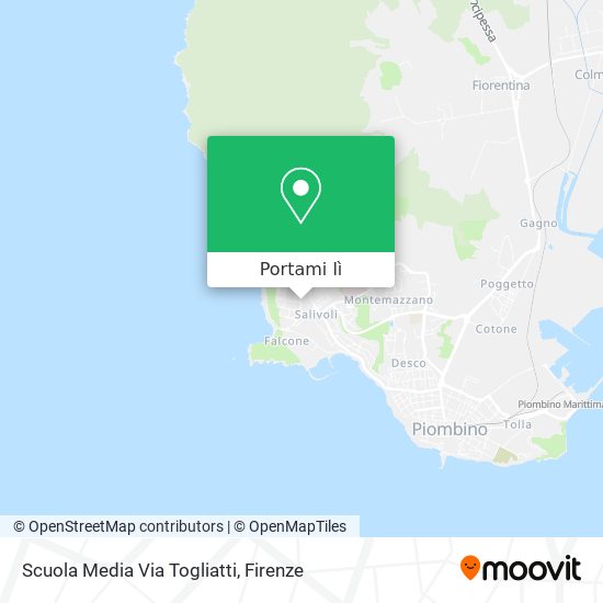 Mappa Scuola Media Via Togliatti