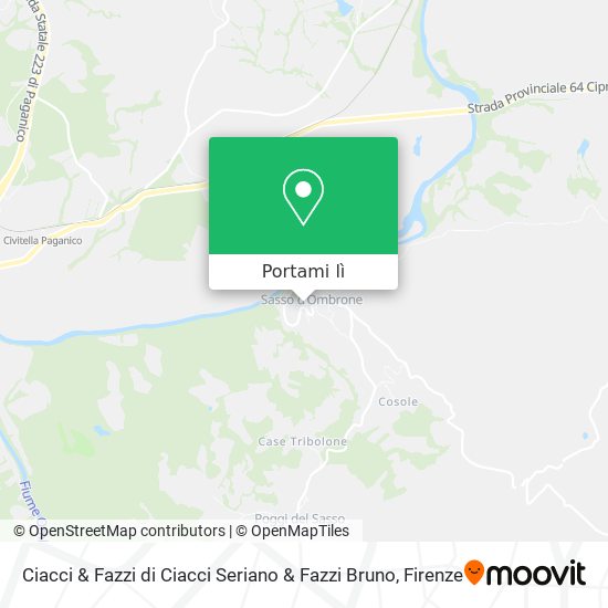 Mappa Ciacci & Fazzi di Ciacci Seriano & Fazzi Bruno