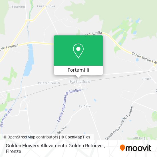 Mappa Golden Flowers Allevamento Golden Retriever