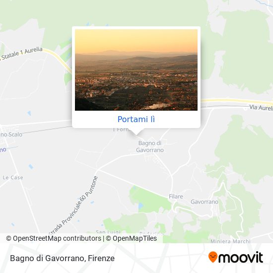 Mappa Bagno di Gavorrano
