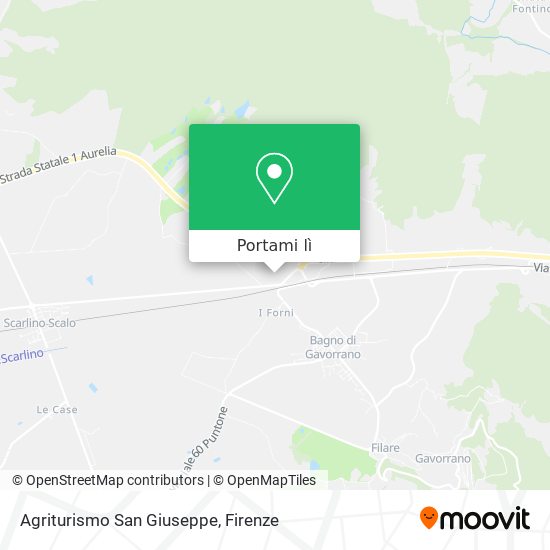 Mappa Agriturismo San Giuseppe