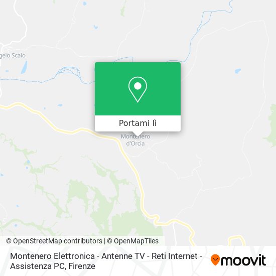 Mappa Montenero Elettronica - Antenne TV - Reti Internet - Assistenza PC