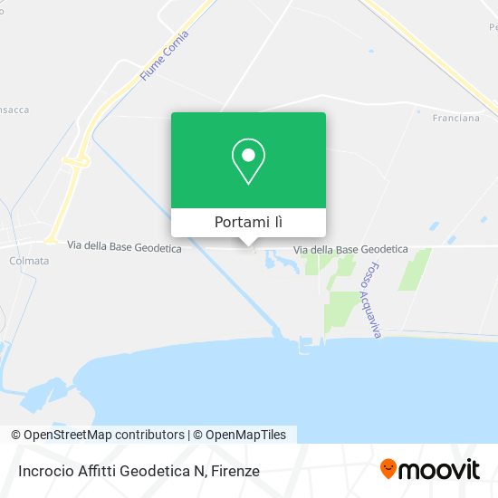 Mappa Incrocio Affitti Geodetica N