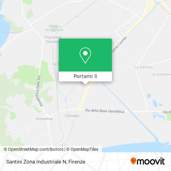 Mappa Santini Zona Industriale N