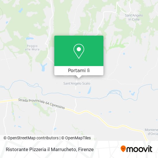 Mappa Ristorante Pizzeria il Marrucheto