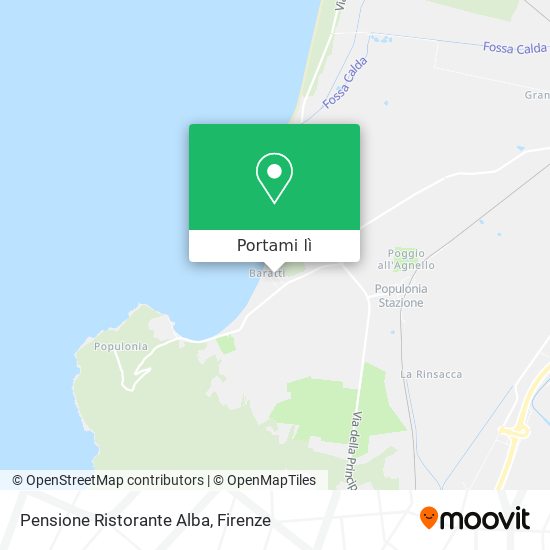 Mappa Pensione Ristorante Alba